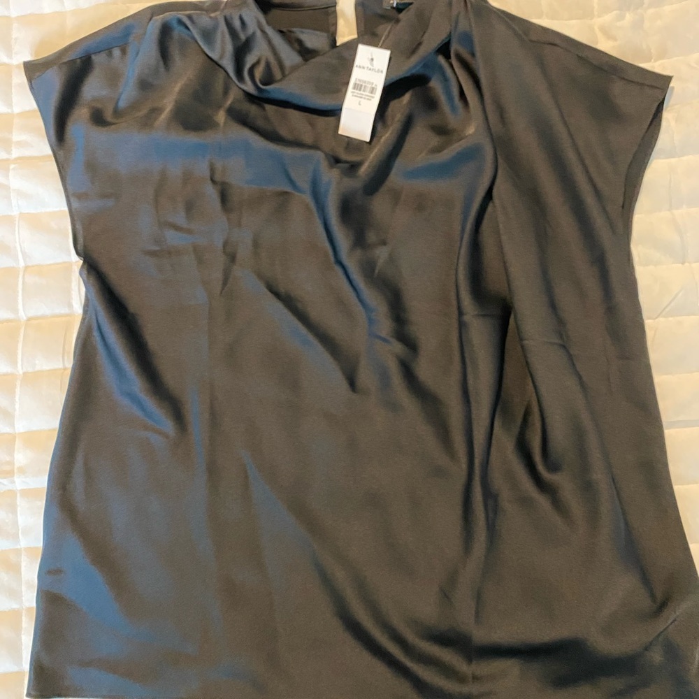 Ann Taylor Charcoal Women's Blouse